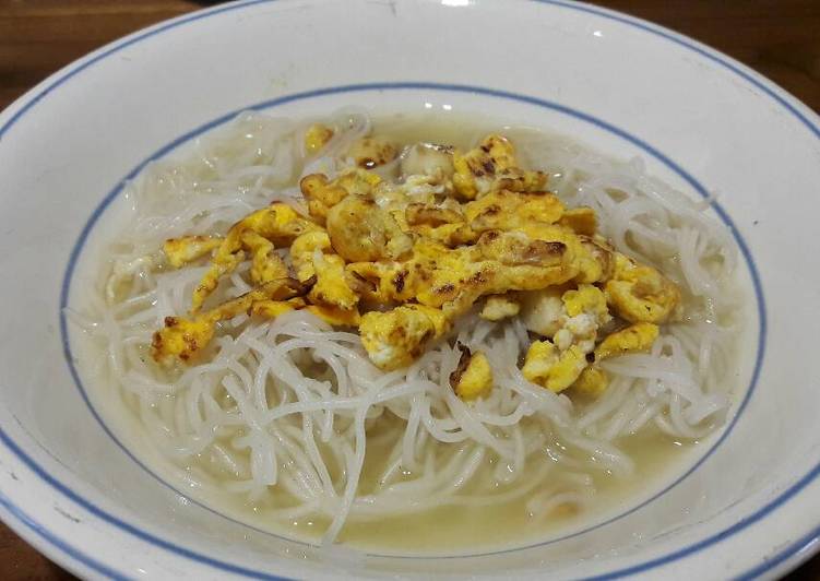 Langkah memasak Bihun / Misua kuah Telor yang Lezat Sekali