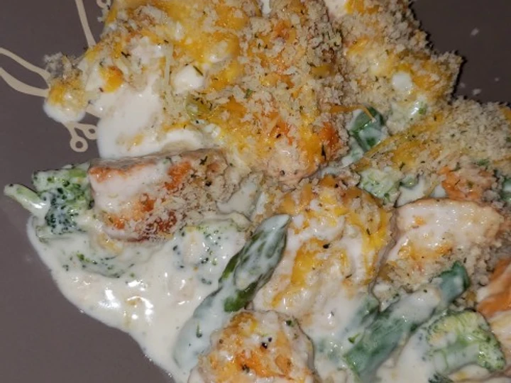 Easy Ways Make Recipes Cheesy Buffalo Chicken Broccoli and Asparagus Bake the Awesome  Really Delicious.