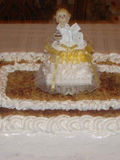 Una foto de Torta de turrón nuez