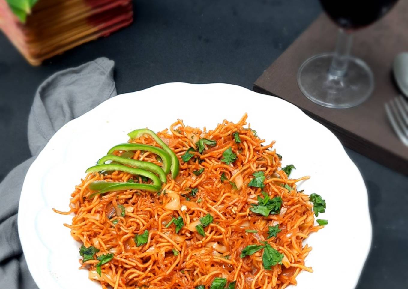 Chinese mixture (bhel)