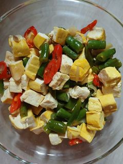 Foto resep Tumis Tahu Kuning Buncis