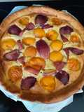 Tarte à l'abricot et à la pêche