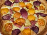 Tarte à l'abricot et à la pêche