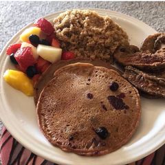 A picture of Alkaline - Blueberry Spelt Pancakes.