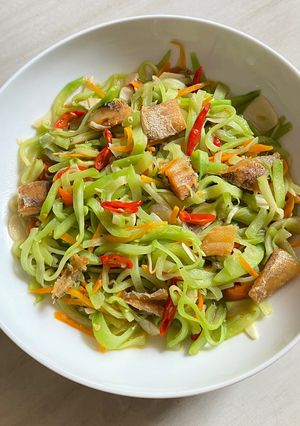 Foto resep Tumis Labu ikan asin