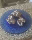Christmas coal cookies