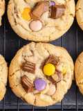 Leftover Halloween Candy Cookies