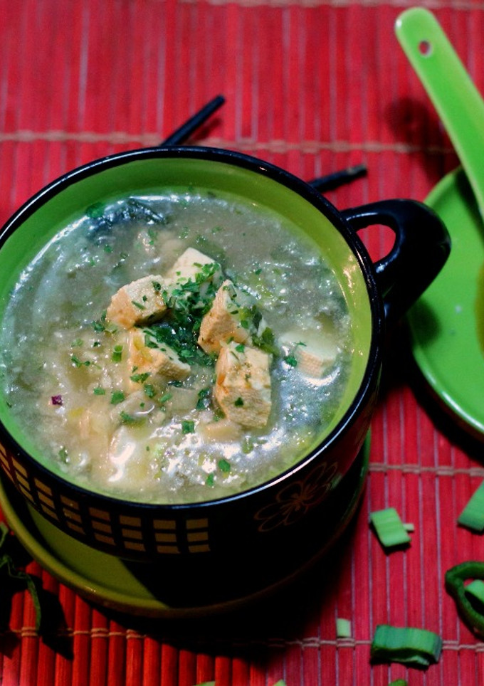 Una foto de Sopa Oriental de Pescado y Tofu