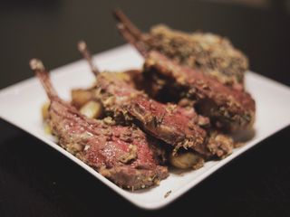 Mustard Crusted Rack Of Lamb