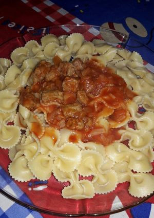 Una foto de Fideos con tuco
