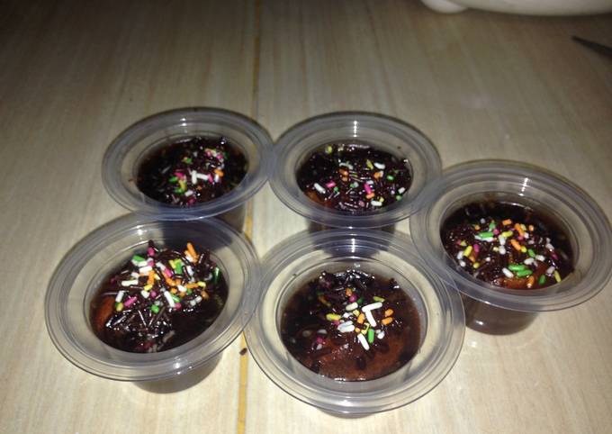 Puding coklat mudah dan sederhana