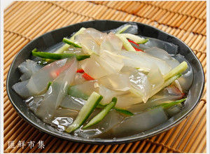 【養顏料理】涼拌曼波魚皮 的食譜成品照片