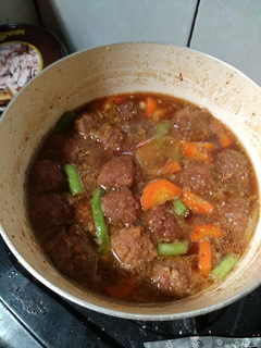 Foto resep Semur bola daging (Indonesian meetball recipe)