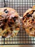 ขนมปังช่าง🍞ไส้พรุนอัลมอลด์🍎แอปเปิ้ลอบเชย🍇🌿(Artisan Bread with Prune Almond Apple and Cinnamon)