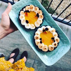 Chocolate and Granadilla Tart #sweettooth A picture of Chocolate and Granadilla Tart #sweettooth.