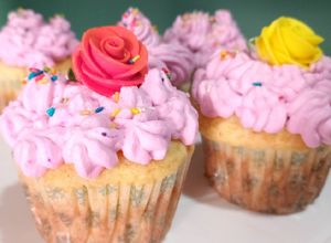 Una foto de Cupcakes de vainilla