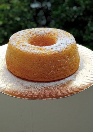 Foto de Bolo de Fubá e Laranja
