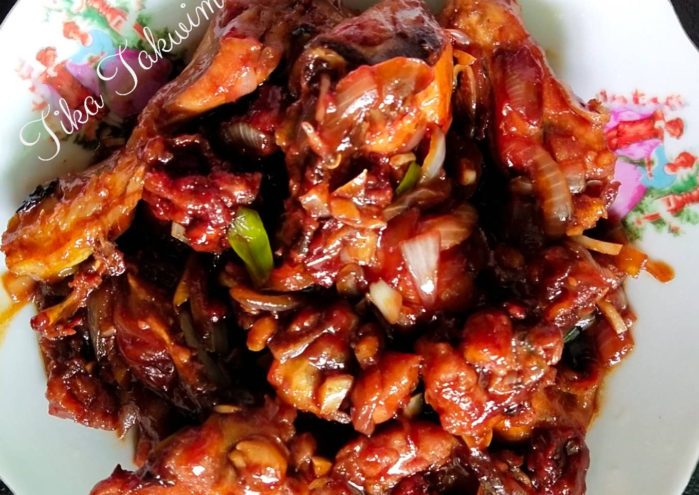 AYAM GORENG KECAP (bumbu seadanya)