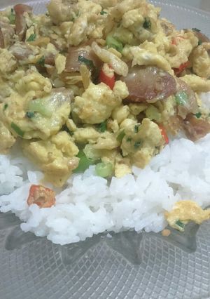 Foto resep Orak Arik Telur Sosis