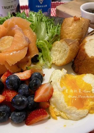 【網美系】奢華公主早午餐 的食譜成品照片