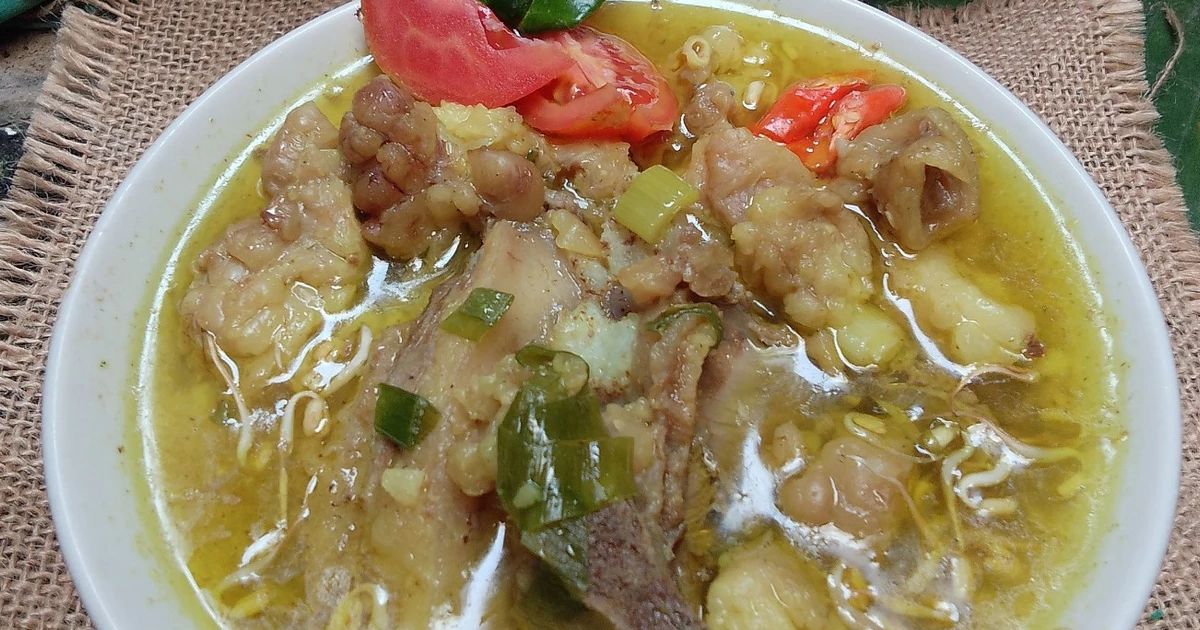 Soto Koyor Sapi bumbu Kuning Khas Lamongan