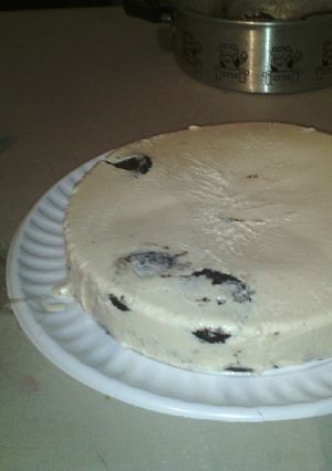 Una foto de Postre frío de galleta Oreo!
