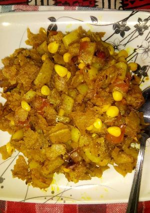 लेफ्टओवर चपाती पोहा (Leftover chapati poha recipe in hindi) रेसिपी मुख्य फोटो