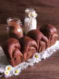 Cocoa Brioche Bread