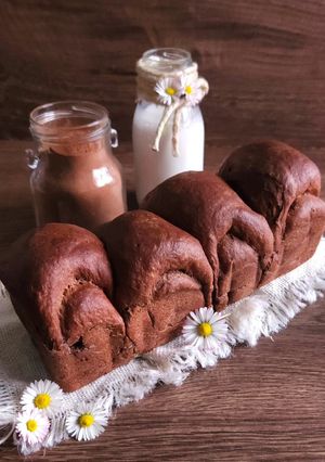 Une photo de Pain Brioché au Cacao !