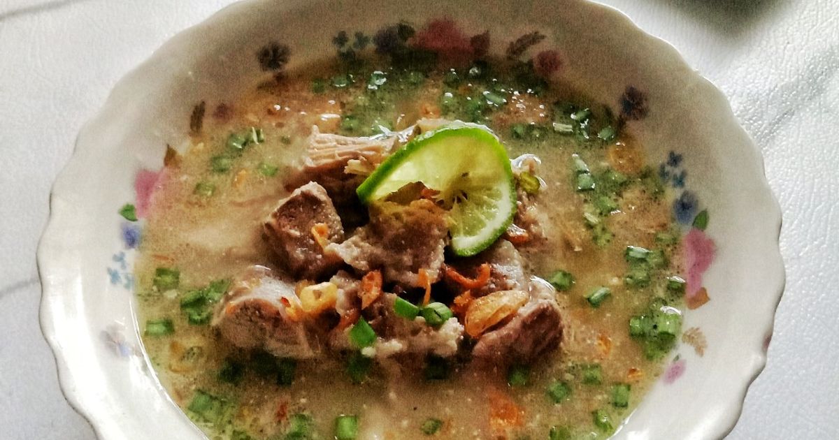 Resep Coto Daging Makassar oleh Mami Kenzie - Cookpad