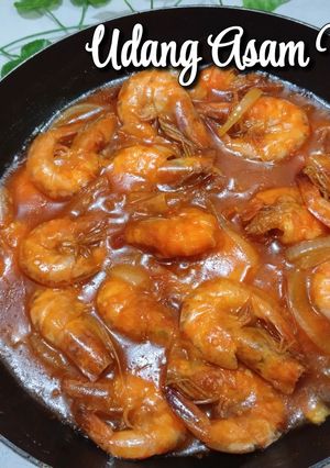 Foto resep Udang Asam Manis