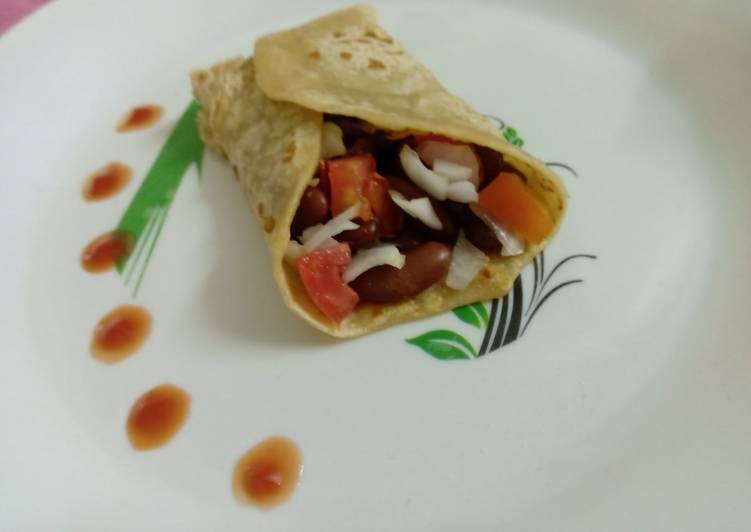 Recipe of Ultimate Chatpata Rajma Wrap