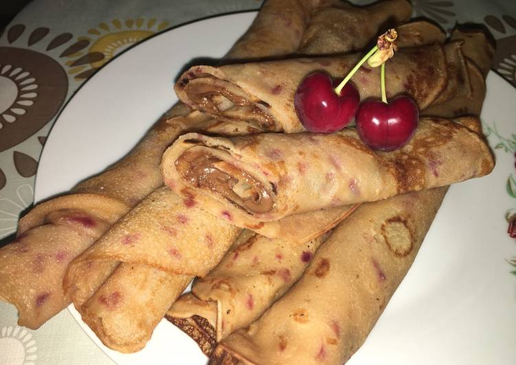 Cseresznyés 🍒csokis 🍫 palacsinta 🥞