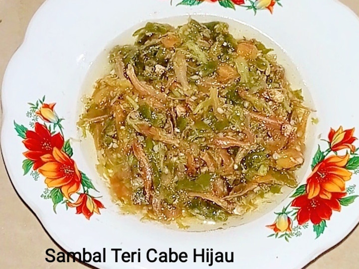 Wajib coba! Resep memasak Sambal Teri Cabe ijo dijamin sempurna