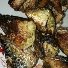 A picture of Fried Titus fish.