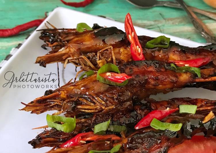 Resep Udang Bakar Madu Kecap Anti Gagal