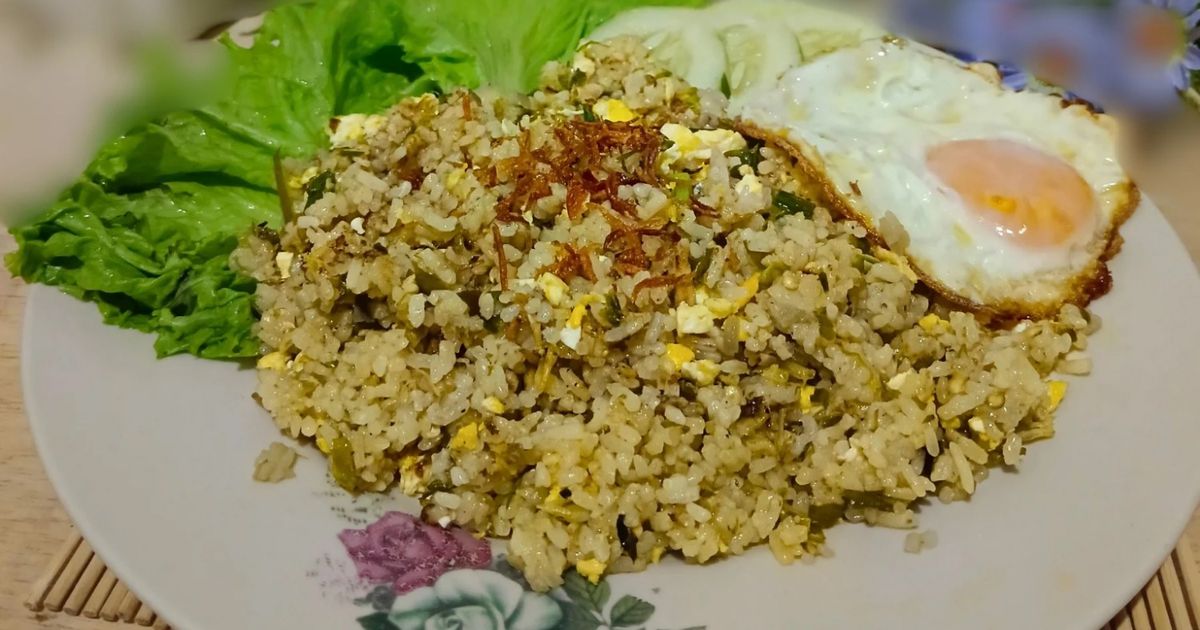 Nasi Goreng Teri Cabe Ijo