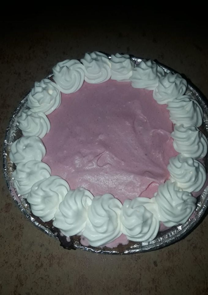 Una foto de Tarta de Mousse de Frutilla