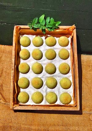 Фото Печиво з ківі 🥝 та свіжої м'яти 🌿.