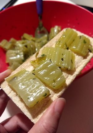 Una foto de Pencas de acelga al escabeche!