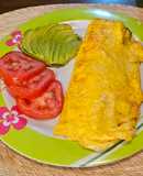 Omelette de acelgas y queso