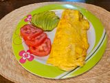 Omelette de acelgas y queso