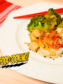 Una foto de Wok Thäi de Pollo y Verduras