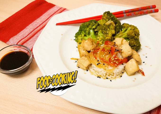 Wok Thäi de Pollo y Verduras Receta de FOOD&COOKING!- Cookpad