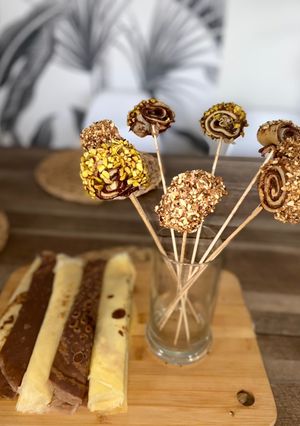 Une photo de Sucettes en crêpes