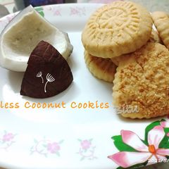 Eggless Coconut Cookies A picture of Eggless Coconut Cookies.