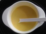 Mpasi 6-7 bulan : bubur jagung, telur puyuh, labu siam