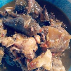 A picture of Nsala soup.