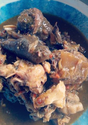 A picture of Nsala soup.