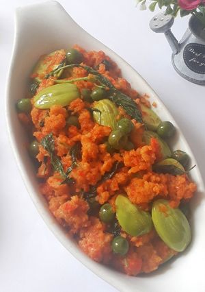 Foto resep Oncom pete pedas